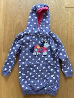 Pulloverkleid / Hoodie lila gepunktet mit Pferd, Frugi, 110-116 Niedersachsen - Harsefeld Vorschau