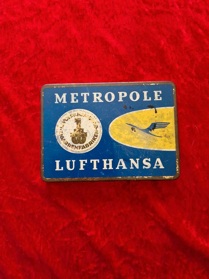 Tabakdose alt, Lufthansa Metropole Tabakdose in Hamburg