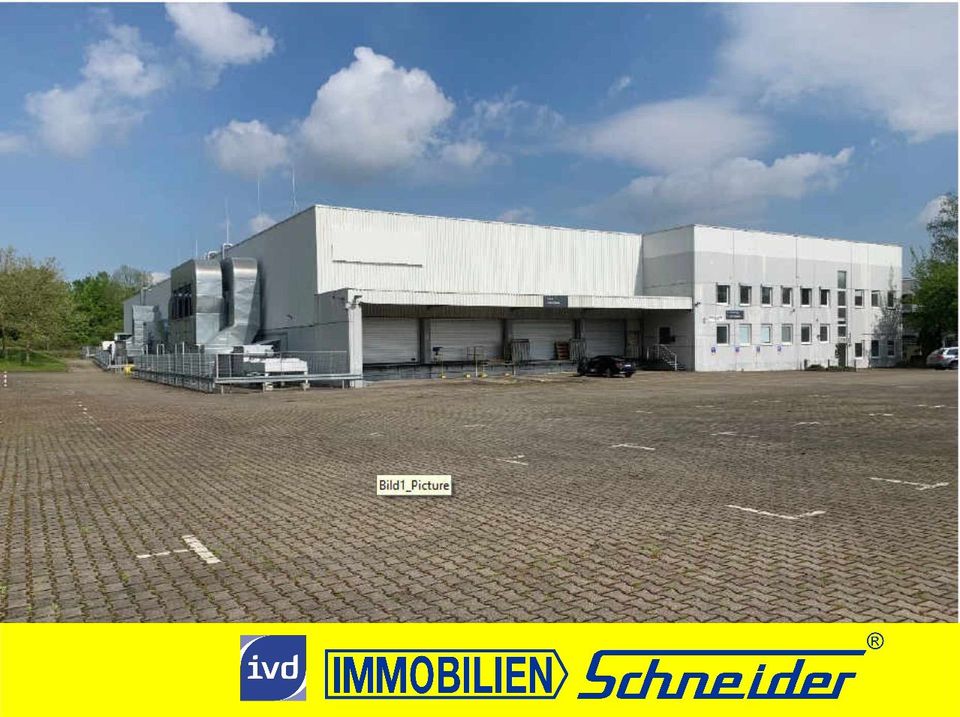 Ca 4.635 m² Hallenfläche und Büros und ca. 15.000 m² Grundstück in Dortmund-Oestrich zu vermieten! in Dortmund