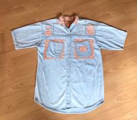 Retro Vintage oversized Jeanshemd 80/90er Jahre Style Sachsen - Klipphausen Vorschau