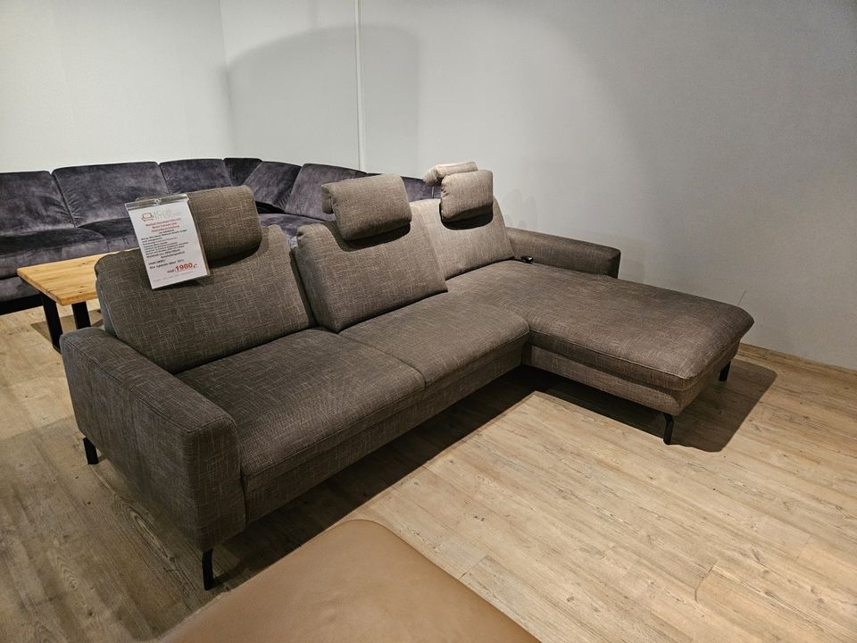 NEU Wohnlandschaft Couch 2x Sitztiefenverstellung Motor Canape' % in Bocholt