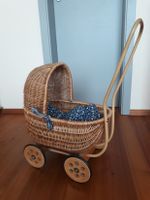 Rattan-Puppenwagen mit Kissen Bayern - Güntersleben Vorschau