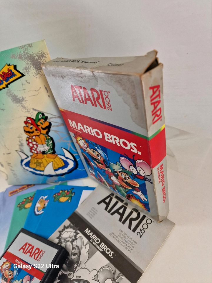 Mario Bros- Atari 2600 CIB Original OVP + Inlay / Rare in Everswinkel