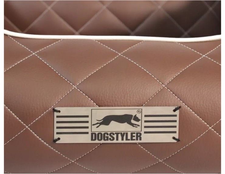 DOGSTYLER®  Hundebett Dog Luxury Estate EXCELSIOR S braun / weiß in Solingen