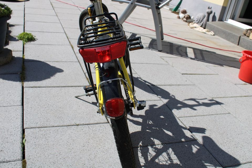 Gelbes Kinder Fahrrad der Marke Pegasus 20 Zoll in Langenselbold