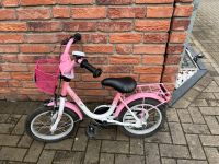Fahrrad 14“ rosa/weiss Kinderfahrrad gebraucht Nordrhein-Westfalen - Niederkassel Vorschau