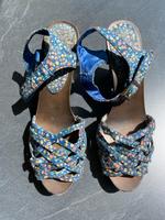 Absatz Sommer Sandaletten Pumps offen Blumen mit Riemen 39 Bayern - Augsburg Vorschau
