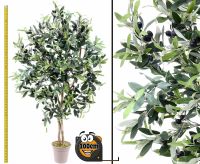 Künstlicher Olivenbaum 100cm - 640 Textil Blätter  #KV259A Bayern - Jettenbach Vorschau