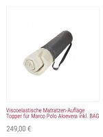 Viscoelastische Matratze Auflage Topper für Marco Polo - NEU Baden-Württemberg - Filderstadt Vorschau