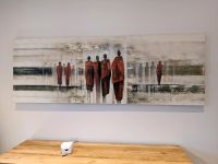 Gemälde "Die Massai" von Ludger Thuilot, 200x70 cm Nordrhein-Westfalen - Bocholt Vorschau