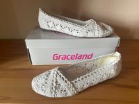 Ballerinas weiß Gr. 39 Graceland neuwertig Bayern - Hunderdorf Vorschau