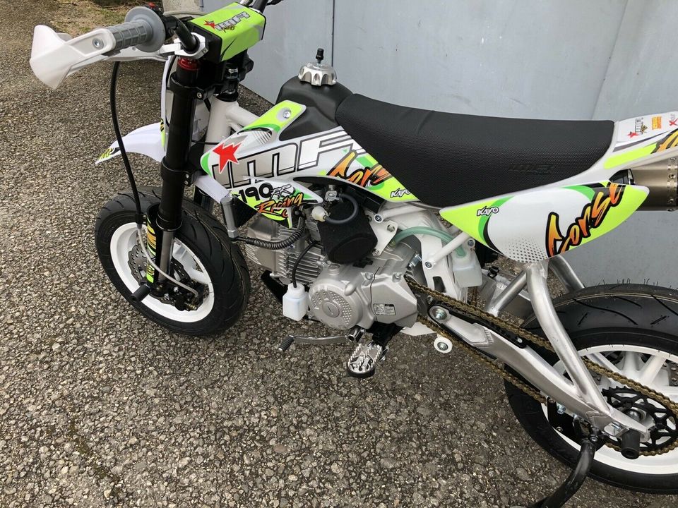 Pitbike IMR 190 Modell 2024 **NEU** mit schwarzen Rahmen mit PMT in Heldenstein