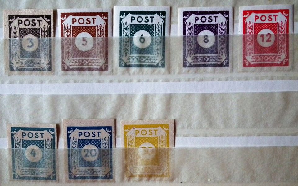 Freimarken Deutsche Post 1945 und 1936, ungestempelt. in Langgöns