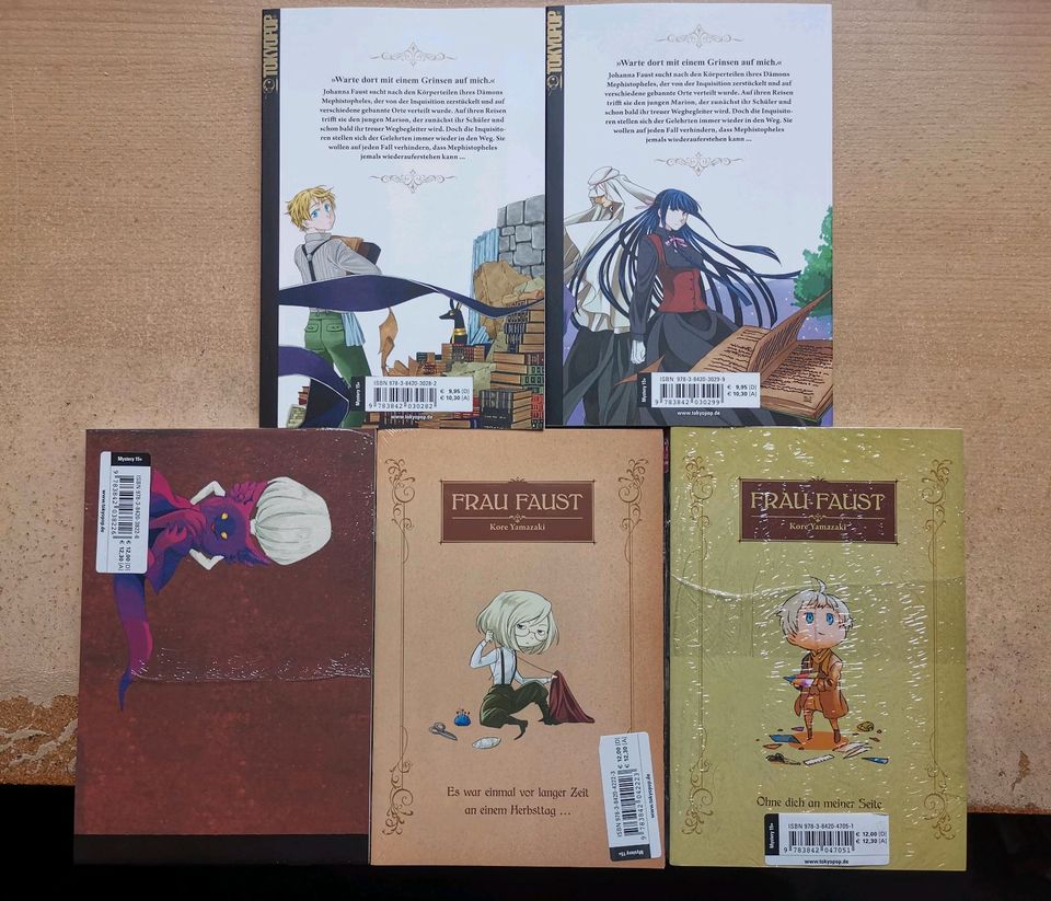 Frau Faust 1-5 Manga 1. Auflage abgeschlossen sealed in Frankfurt am Main