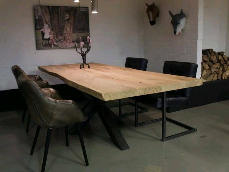 Baumstammtisch Baumkante Massiv Holz Tisch Küche Esszimmer WOODZS in Essen