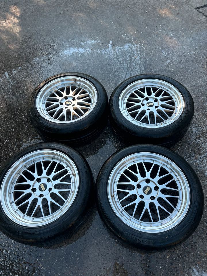 BBS Le Mans 8,5x19 Zoll Hyper Silver Replica in Pfungstadt