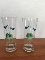 Wasserglas Glas Jugendstil ggf älter Vergissmeinnicht Nordrhein-Westfalen - Bad Honnef Vorschau