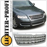 VW Touareg Typ 7L Sportgrill Kühlergrill chrom Bj. 2002 -10/2006 Hessen - Calden Vorschau