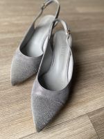 Maripé Slingback Pumps grau/Silber Glitzer Nordrhein-Westfalen - Rietberg Vorschau