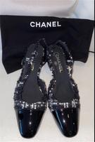 Slingpumps von Chanel Gr.40 C Bouclé Essen - Bredeney Vorschau