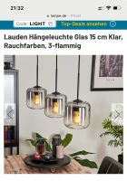 Moderne Rauchglas Pendellampe mit Garantie Essen - Essen-Borbeck Vorschau