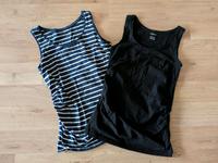 ESMARA Umstandsshirts 2er Set Tank top Gr.XS/S blau schwarz Niedersachsen - Verden Vorschau
