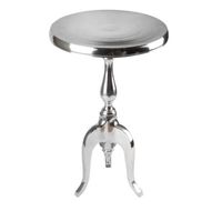 Beistelltisch Tisch 55cm Silber poliert Drehbein Metall Aluminium Niedersachsen - Friedland Vorschau