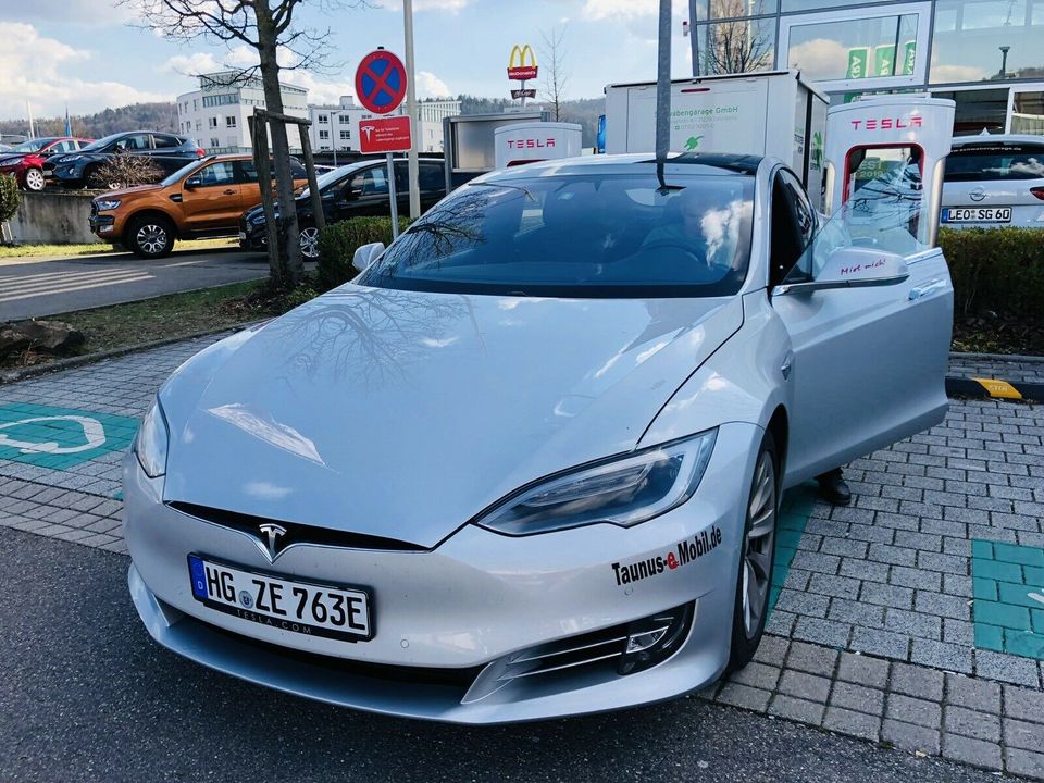 MIETEN - Tesla S P100DL Silber - eAuto Abo - Langzeitmiete in Friedrichsdorf