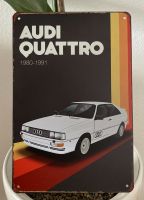 Audi Quattro Blechschild NEU Oppenheim - Köngernheim Vorschau