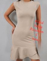 Kleid beige Rüschen Sein S neu Rheinland-Pfalz - Rhens Vorschau