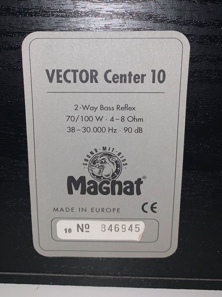 Magnat 5.1/6.1 VECTOR Lautsprecher Set (Magnat Vector Needle) in Wangen im Allgäu