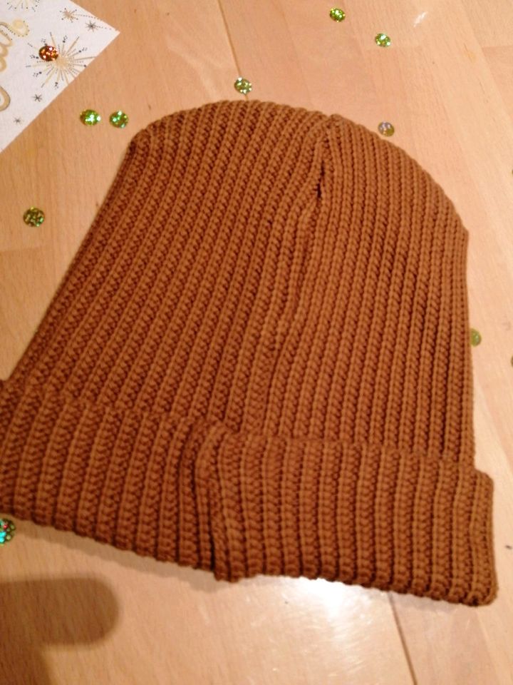 Handmade Selfmade Beanie Mütze Anker in Hohenstein-Ernstthal