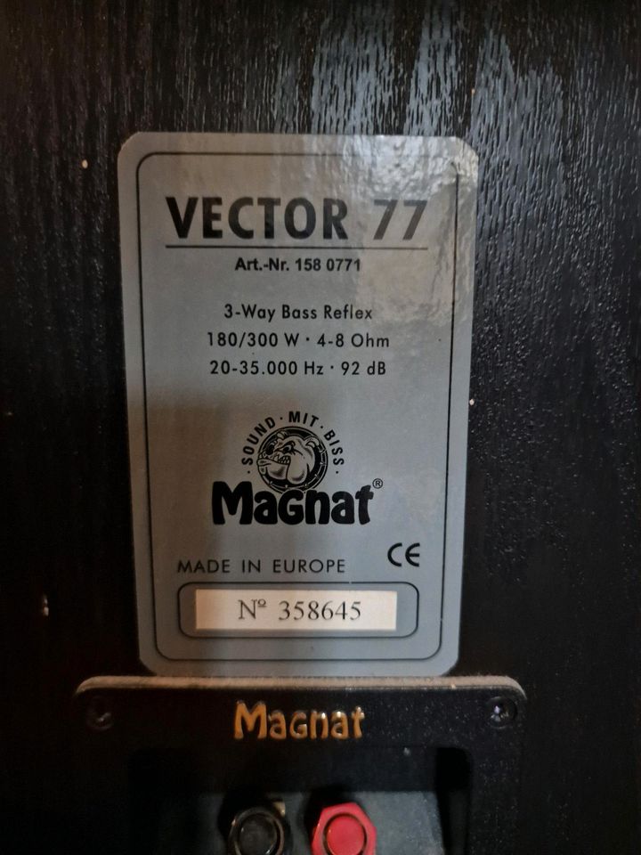 Magnat Vector Musikanlage + Canton Subwoofer in Handewitt