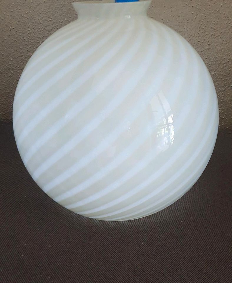 Murano Glas Swirl Tischleuchte Tischlampe Vintage mid century in Landshut