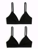 2 Soft- BH s Bio Baumwolle,schwarz,Bustier,M,38,NEU mit Etikikett Berlin - Lichterfelde Vorschau