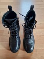 Zara Bikerboots Boots Stiefel Stiefeletten Gr. 38 Thüringen - Steinbach-Hallenberg (Thüringer W) Vorschau