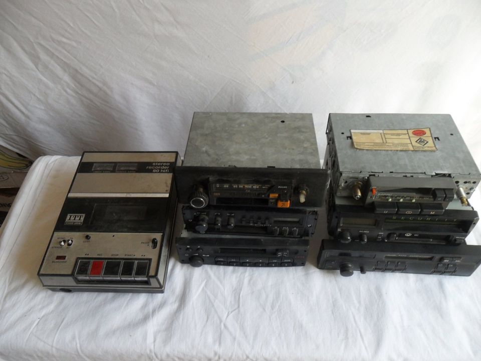 6 x Autoradio Oldtimer-Youngtimer-Radio-Kassettenrekorder in Bobingen