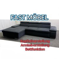 NEU! Ecksofa Alcudia dunkelgrau ! Bett + Kopfteilverstellung Nordrhein-Westfalen - Löhne Vorschau