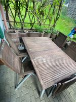 Gartenmöbel: Tisch und sechs Stühle Nordrhein-Westfalen - Wenden Vorschau