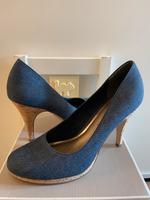 Pumps Tamaris Größe 40 wie Neu Jeans Kork High Heel Niedersachsen - Jever Vorschau