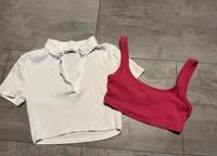 2 x bauchfreie Oberteile Shirts Zara Größe S Bayern - Dingolfing Vorschau
