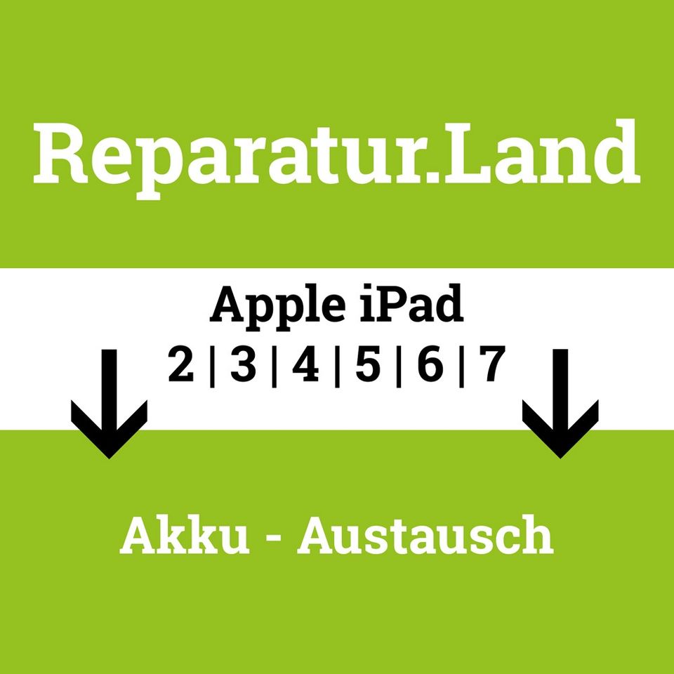 Apple iPad 2 3 4 5 6 7. 8. 9. Gen - AKKU AUSTAUSCH - Wertgarantie in Köln