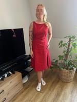 MARC AUREL Damenkleid ROT 42 A-Form ärmellos Cordoptik Nordrhein-Westfalen - Rietberg Vorschau