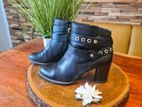 Schicke schwarze echt Leder Stiefeletten Tamaris Gr. 36 Schuhe Baden-Württemberg - Göppingen Vorschau
