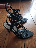 Schwarze Riemchen high heels aus Leder Hamburg-Nord - Hamburg Eppendorf Vorschau