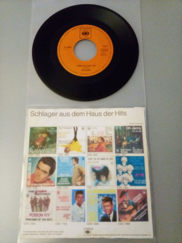 The Byrds Single – Mr. Tambourine Man – aus Deutschland von 1965 in Köln