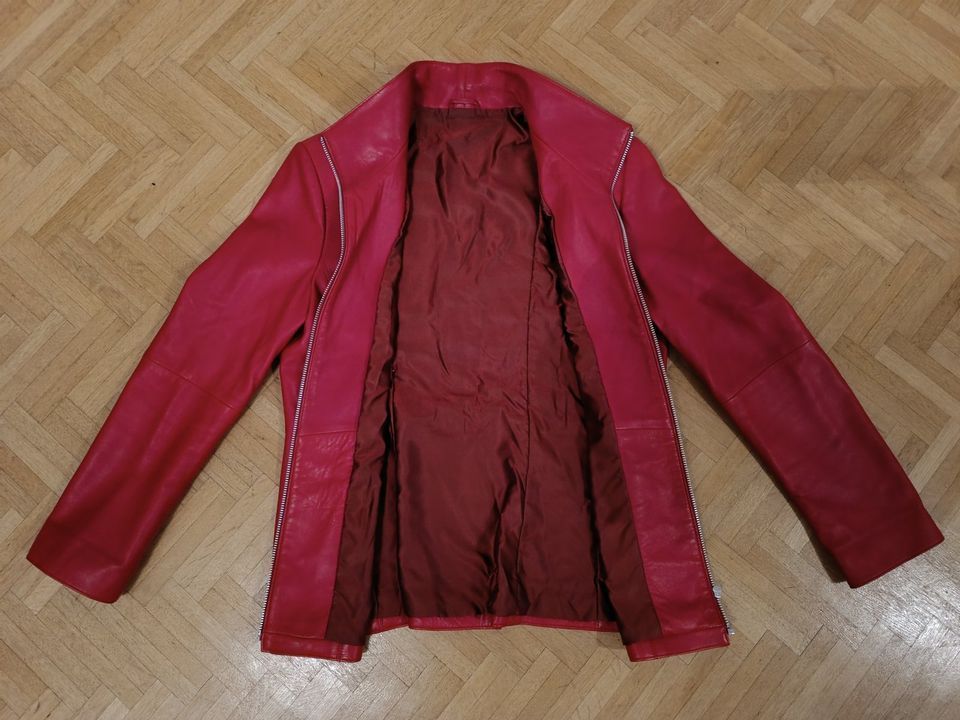 Lederjacke von Christian Berg, rot. Wie neu!!! in Köln