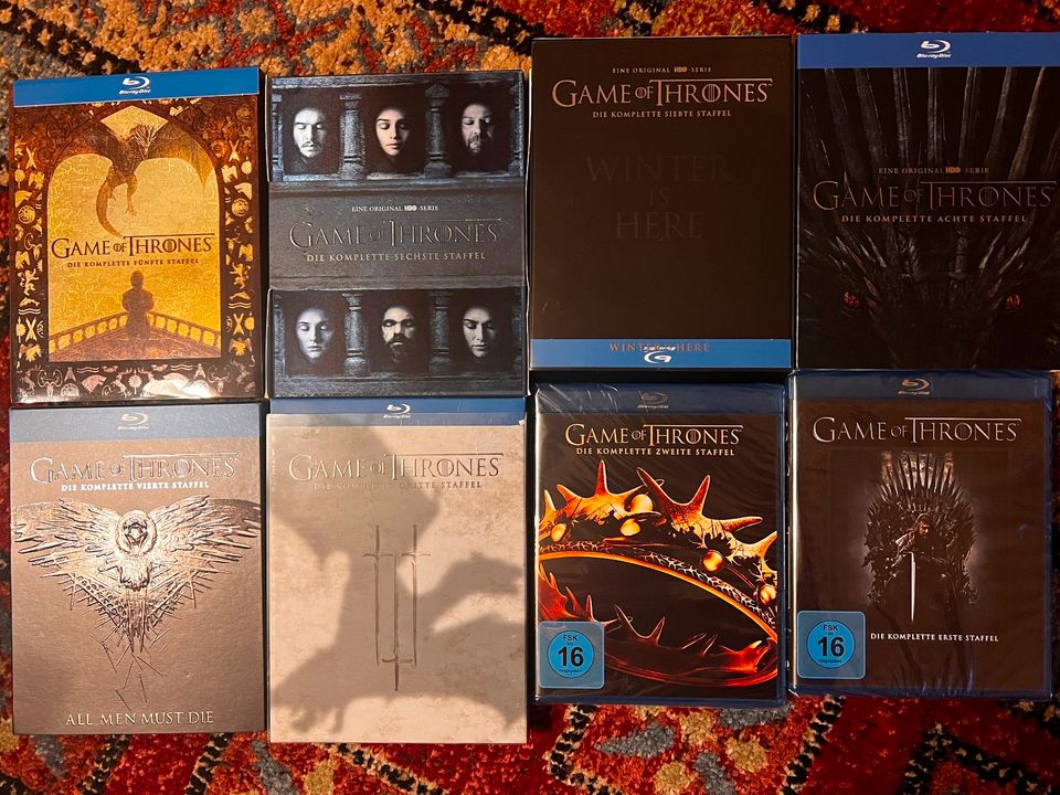 Game of Thrones, alle Staffeln auf Bluray in Hamburg