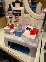 Shellack Set mit Remover, Clips Pinsel und UV Lampe Nordrhein-Westfalen - Wettringen Vorschau