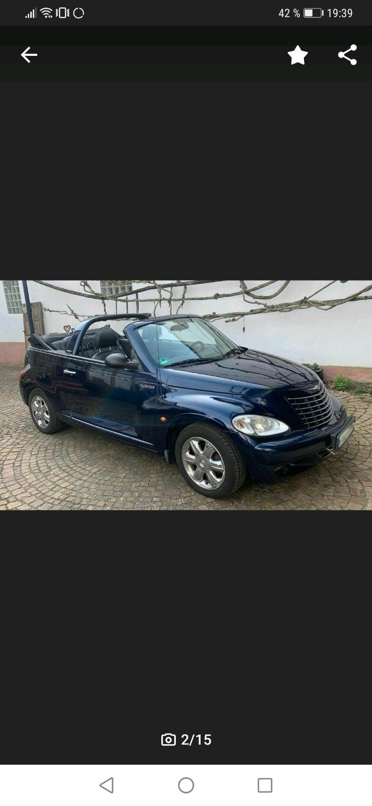 Abbildung des Autos Chrysler pt cruiser Cabr…